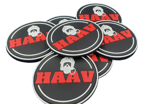 4x siliconen stickers/emblemen voor naafdoppen | Motief: Xtreme Tech Racing | Diameter: 65 mm